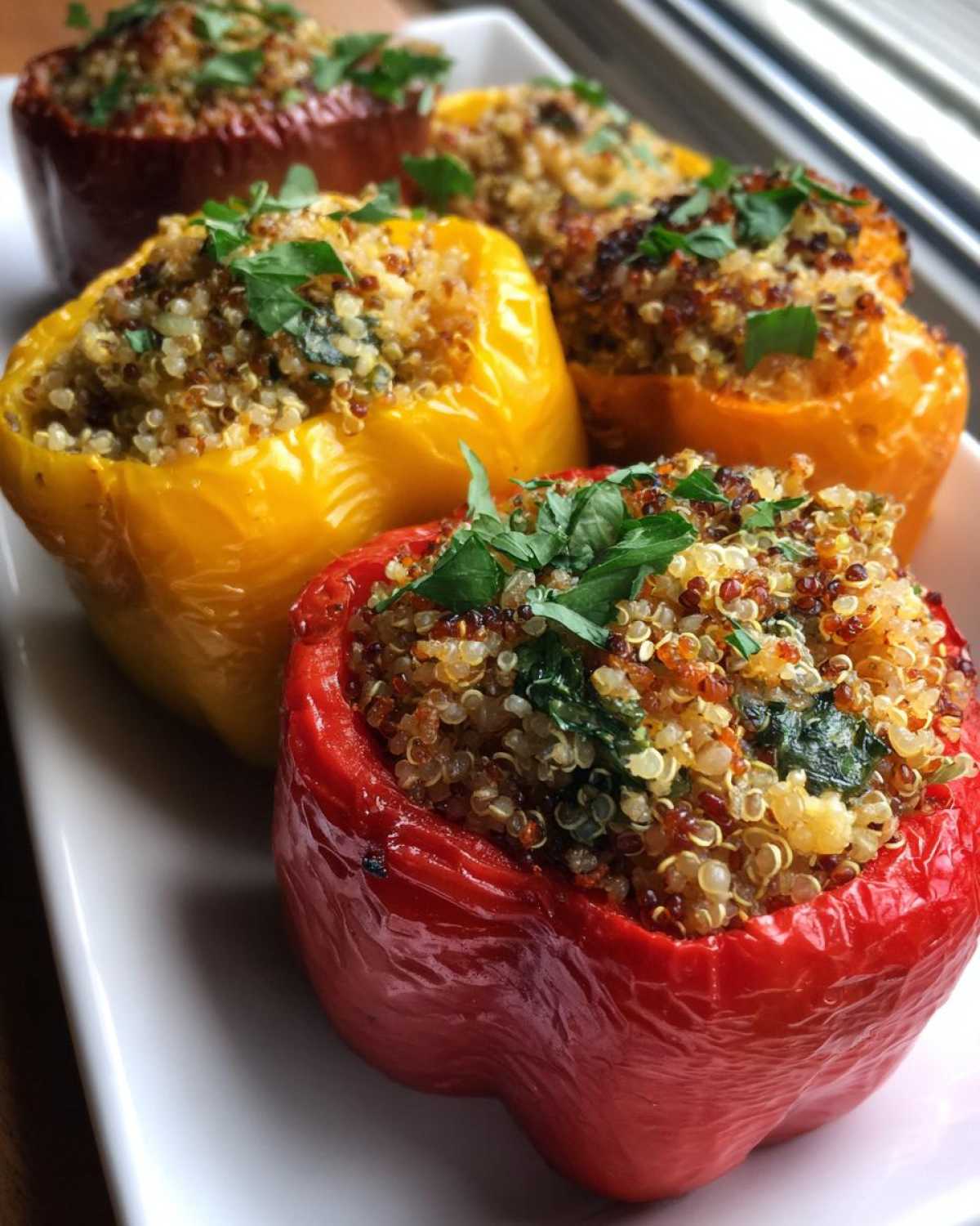 Mediterranean Quinoa Stuffed Peppers - detail 1