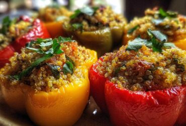 Mediterranean Quinoa Stuffed Peppers