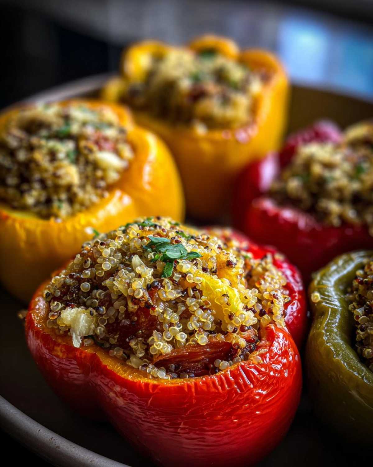 Mediterranean Quinoa Stuffed Peppers - detail 4