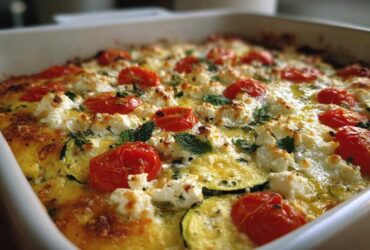 Mediterranean squash casserole