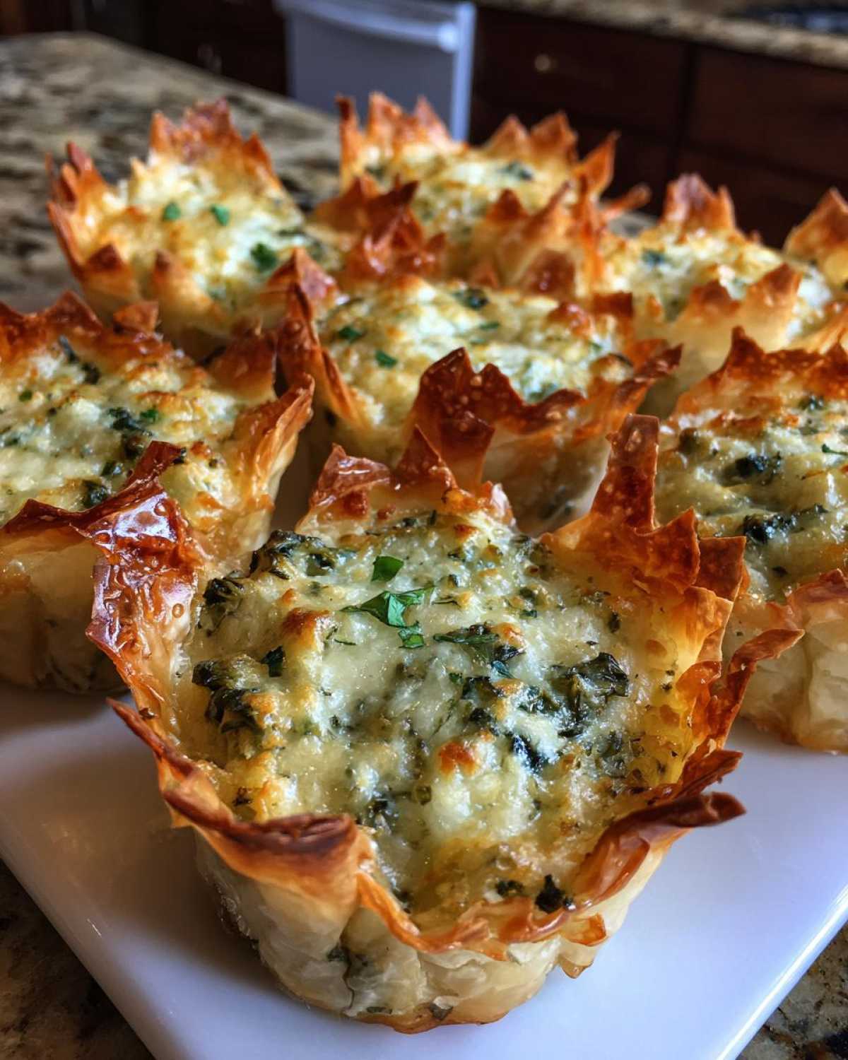 Mini Spinach Artichoke Dip Tarts - detail 1