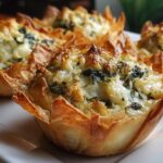 Mini Spinach Artichoke Dip Tarts