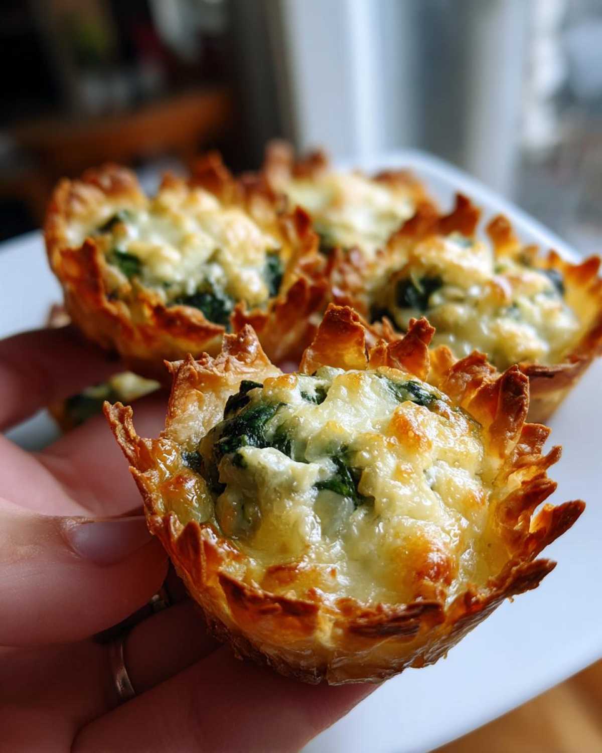 Mini Spinach Artichoke Dip Tarts - detail 4