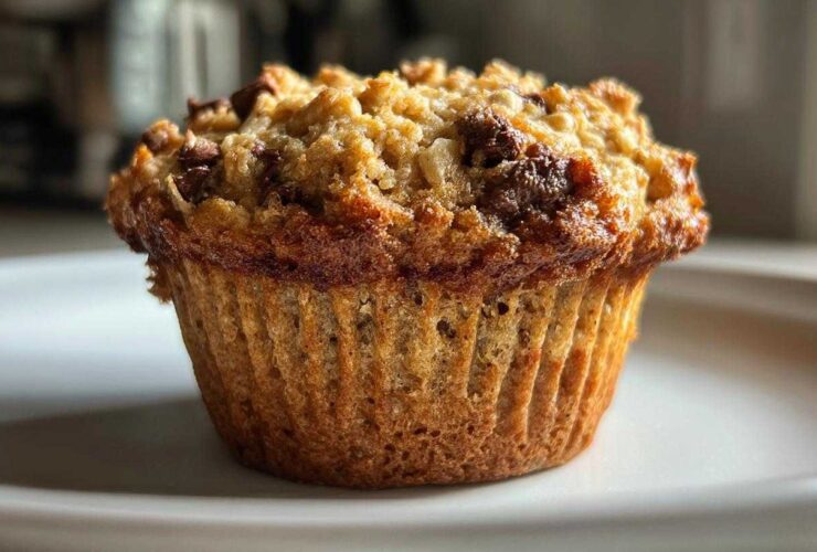 Oatmeal Chocolate Chip Breakfast Muffins