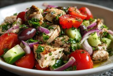 One-Bowl Mediterranean Chicken Salad