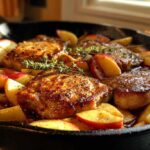 One-Pan Pork and Apples Skillet