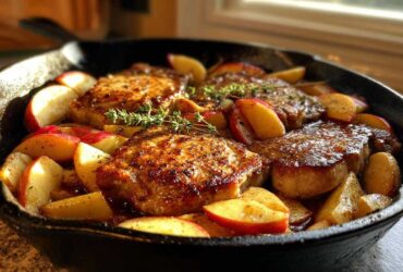 One-Pan Pork and Apples Skillet