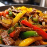 One-Pot Beef & Peppers Skillet