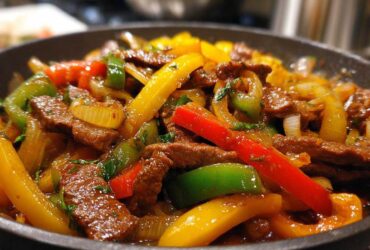 One-Pot Beef & Peppers Skillet