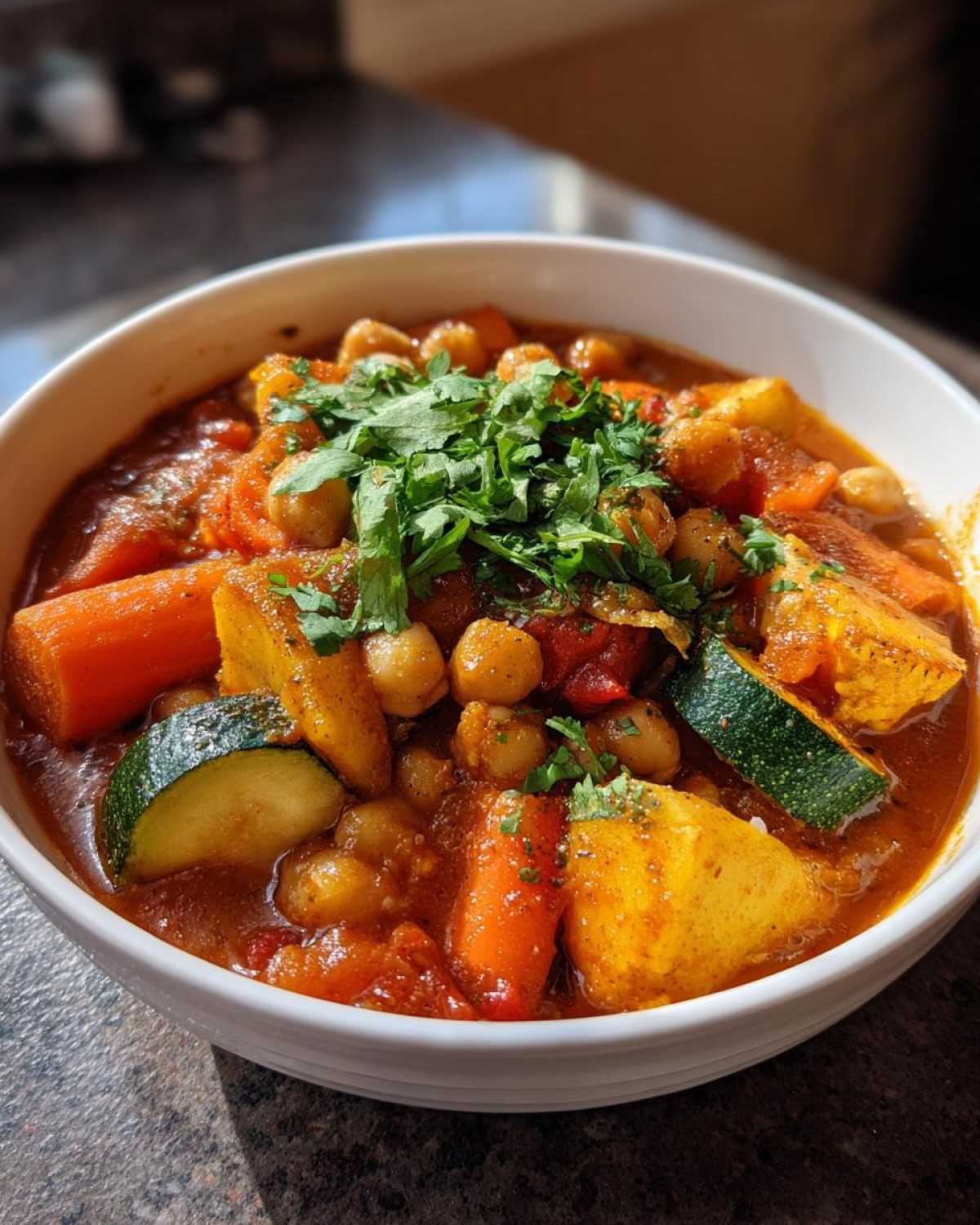 One-Pot Moroccan Chickpea Stew - detail 1