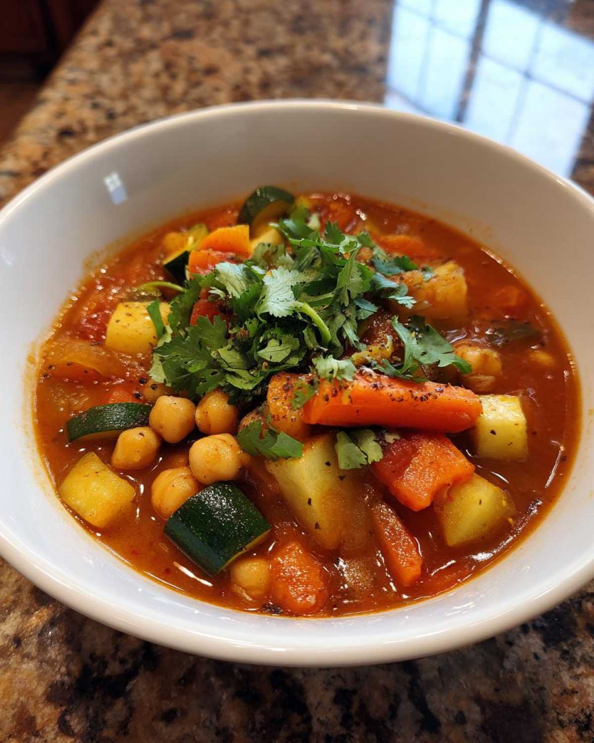 One-Pot Moroccan Chickpea Stew - detail 2