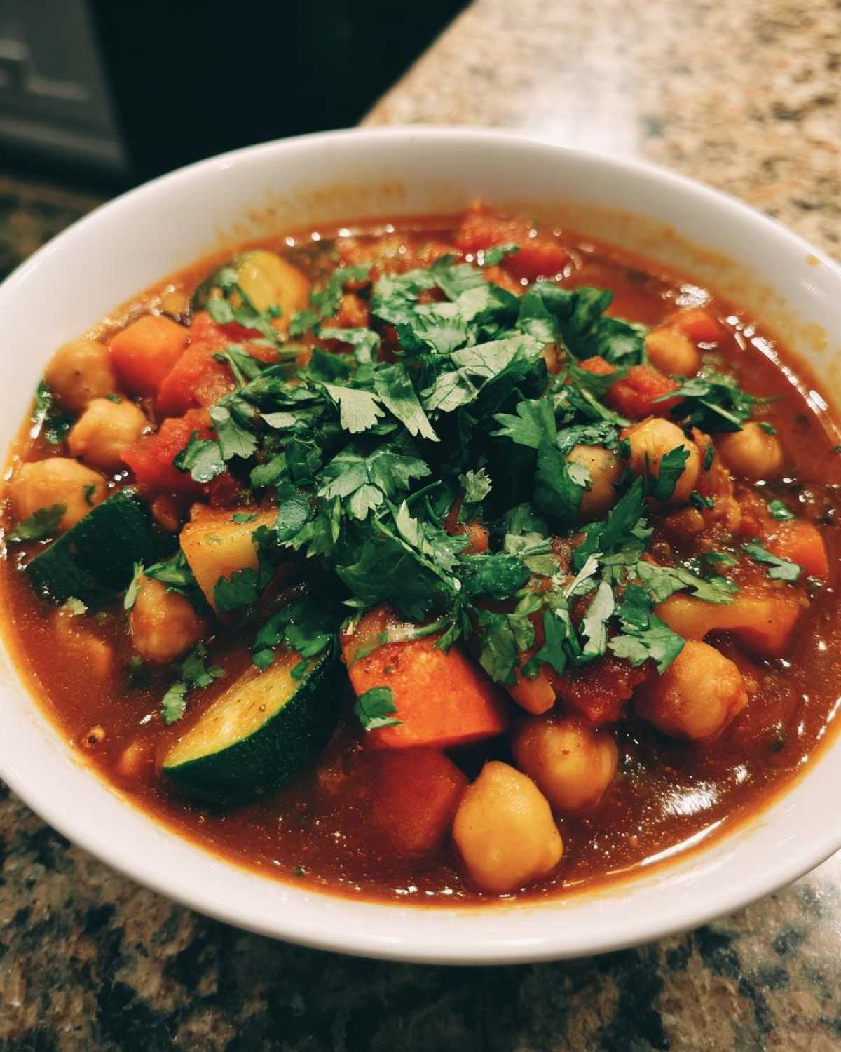 One-Pot Moroccan Chickpea Stew - detail 4