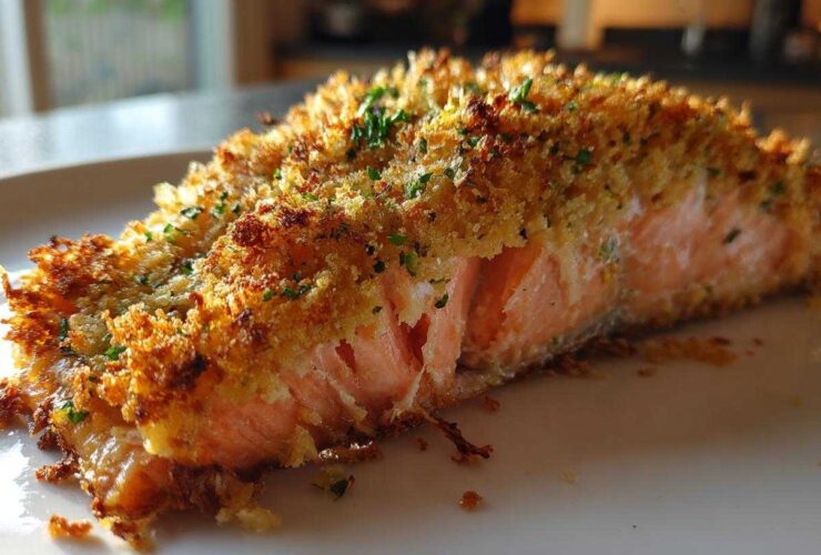 Parmesan Salamon Bake