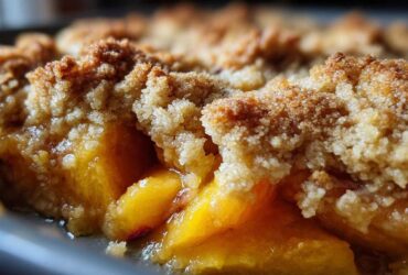 Peach Cobbler with Fresh Peaches