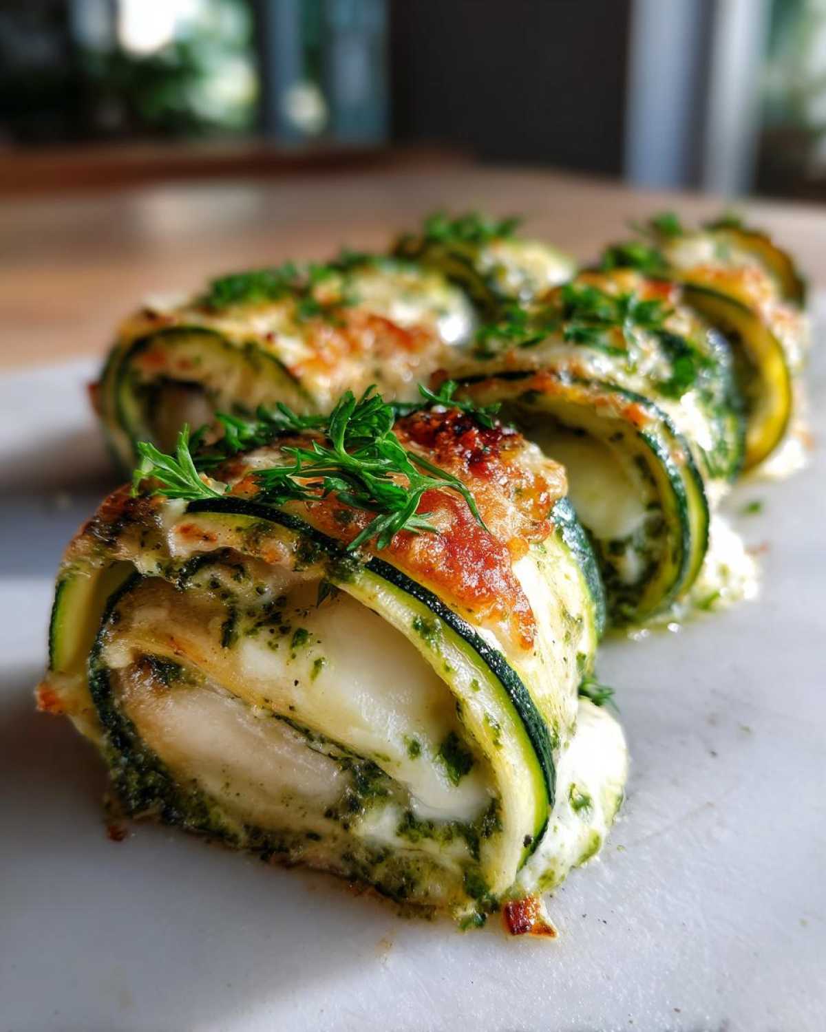 Pesto Zucchini Roll-Up Bites - detail 1