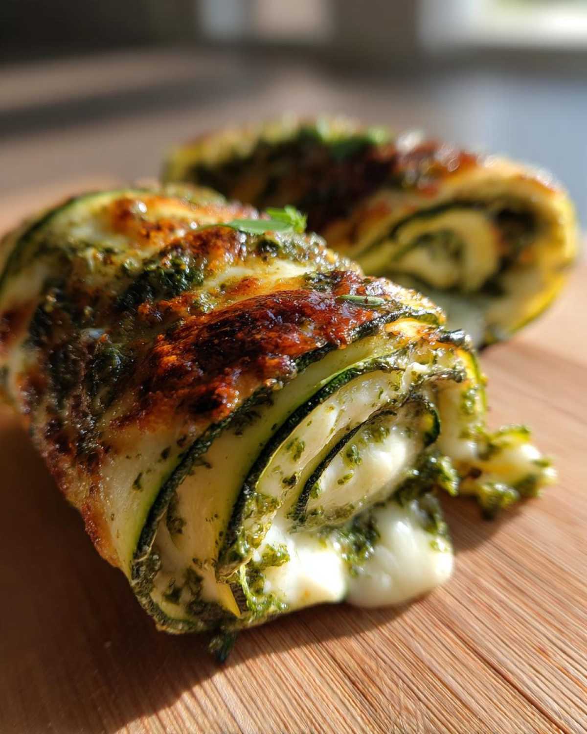 Pesto Zucchini Roll-Up Bites - detail 2
