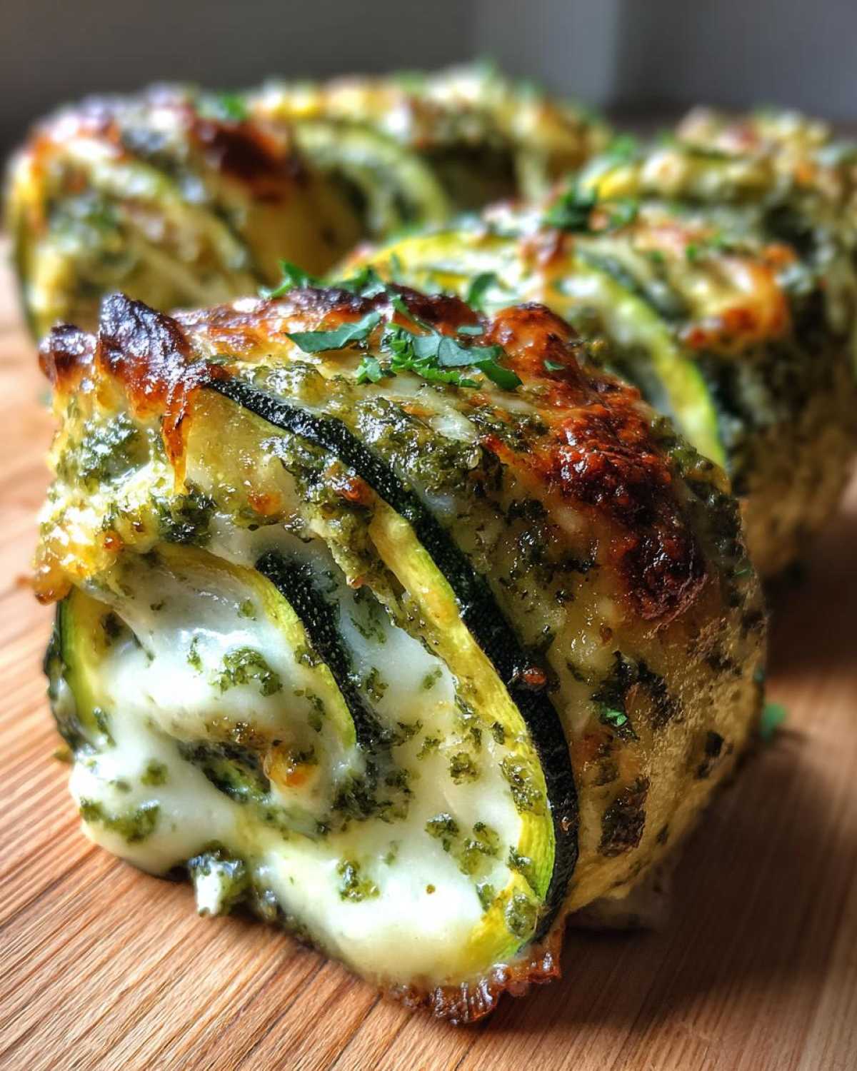 Pesto Zucchini Roll-Up Bites - detail 3