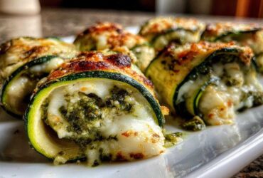 Pesto Zucchini Roll-Up Bites