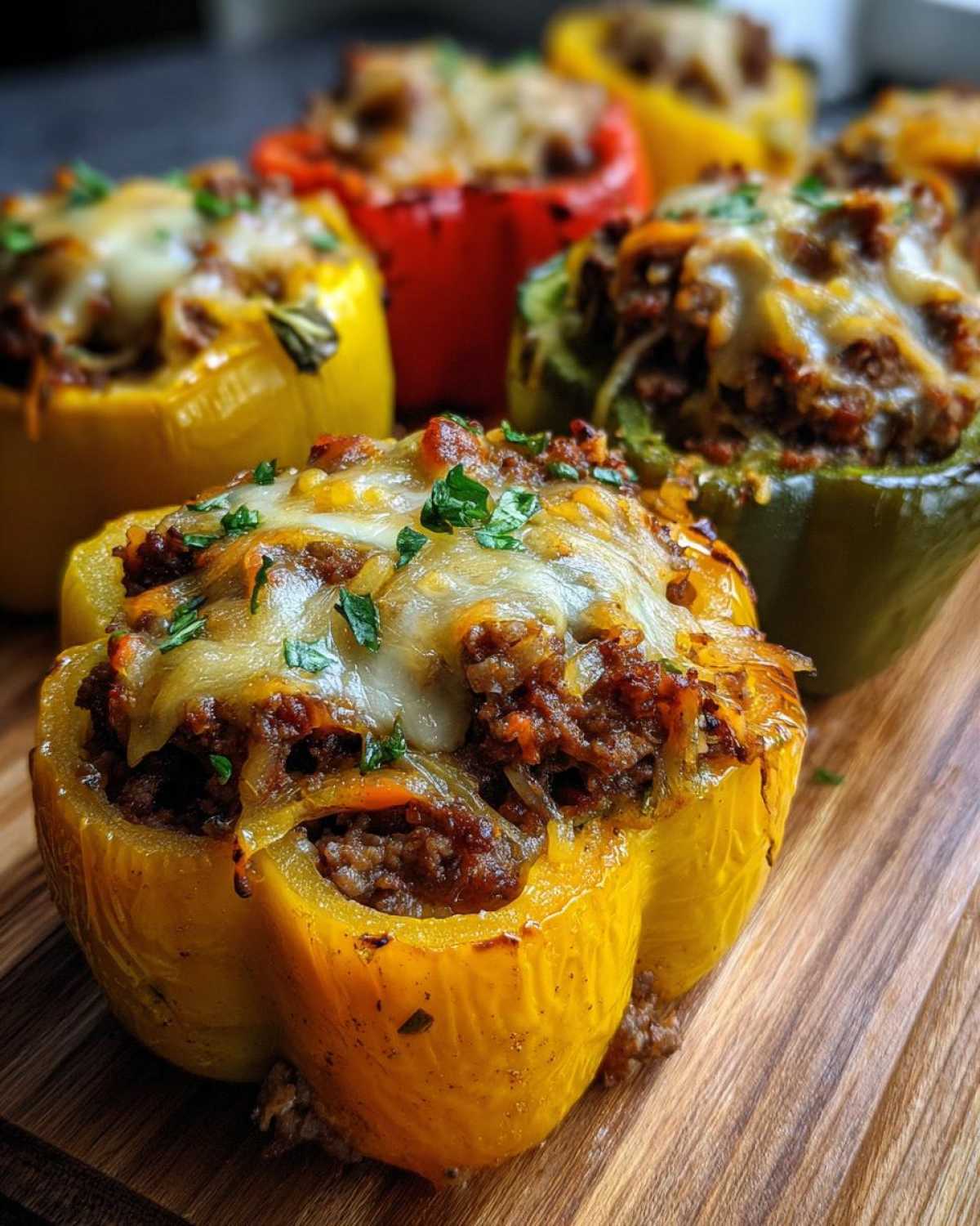 Philly Cheesesteak Stuffed Peppers - detail 1