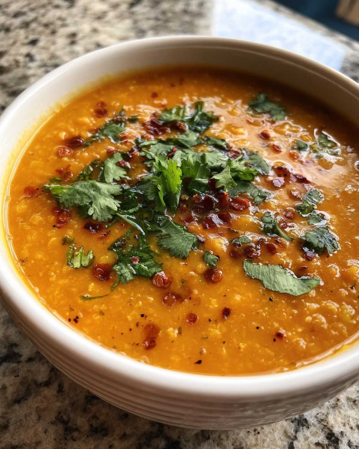 Pumpkin Curry Lentil Soup - detail 1