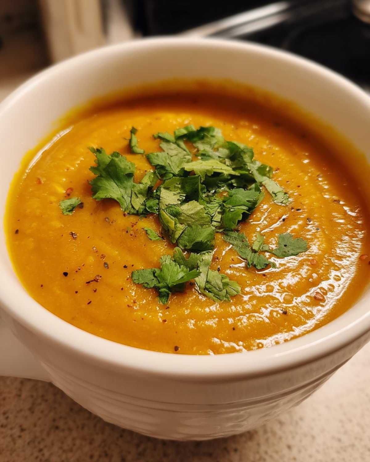 Pumpkin Curry Lentil Soup - detail 4