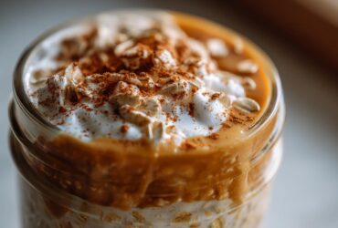 Pumpkin Spice Latte Overnight Oats