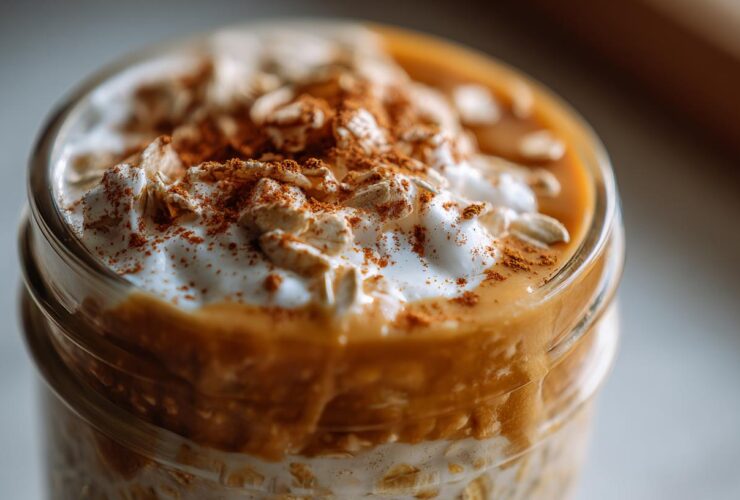 Pumpkin Spice Latte Overnight Oats