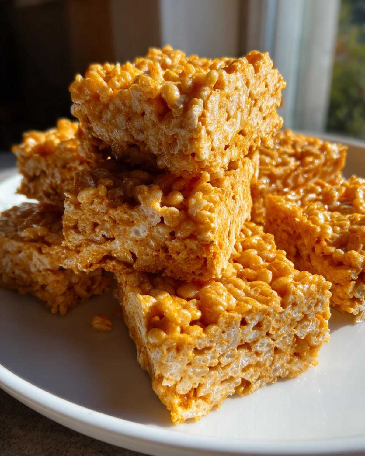 Pumpkin Spice Rice Krispie Treats - detail 3