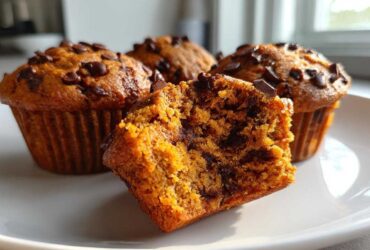 Pumpkin chocolate chip muffins