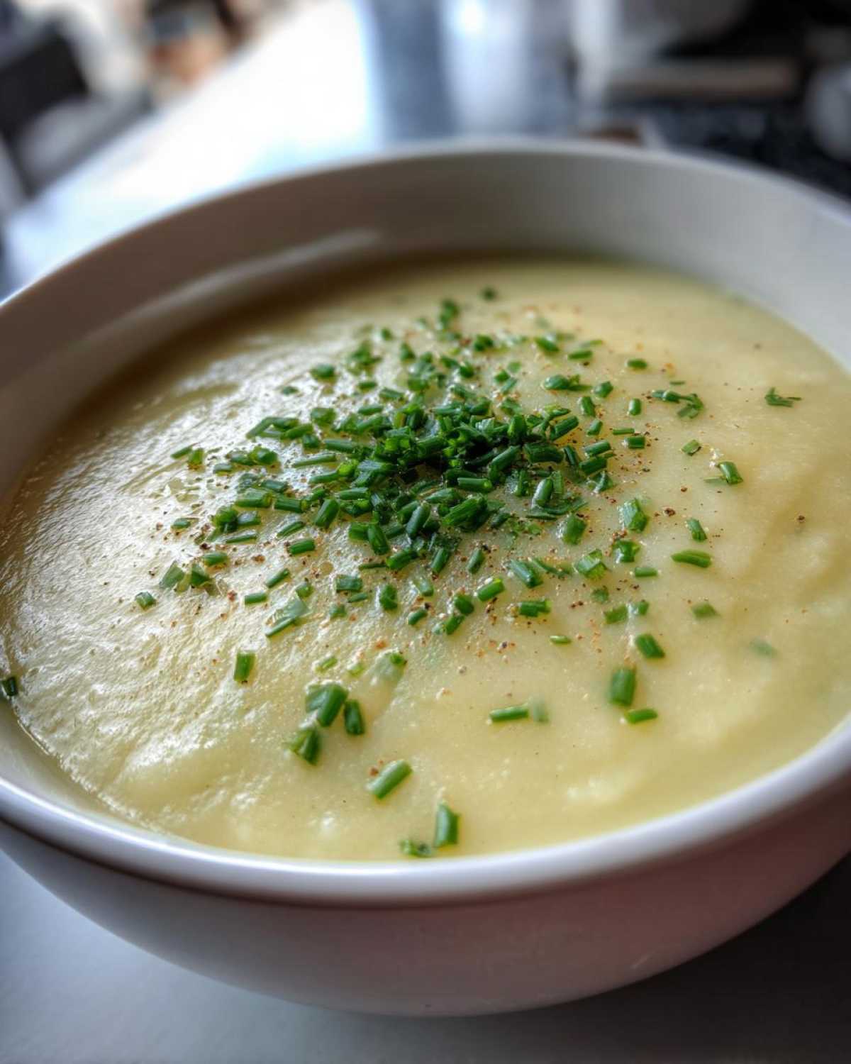 Quick Potato Leek Soup - detail 1