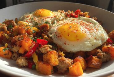 Savory Sweet Potato Sausage Hash