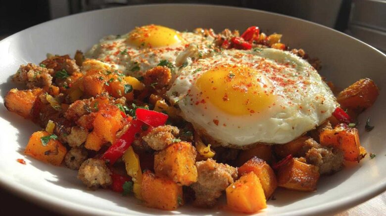 Savory Sweet Potato Sausage Hash