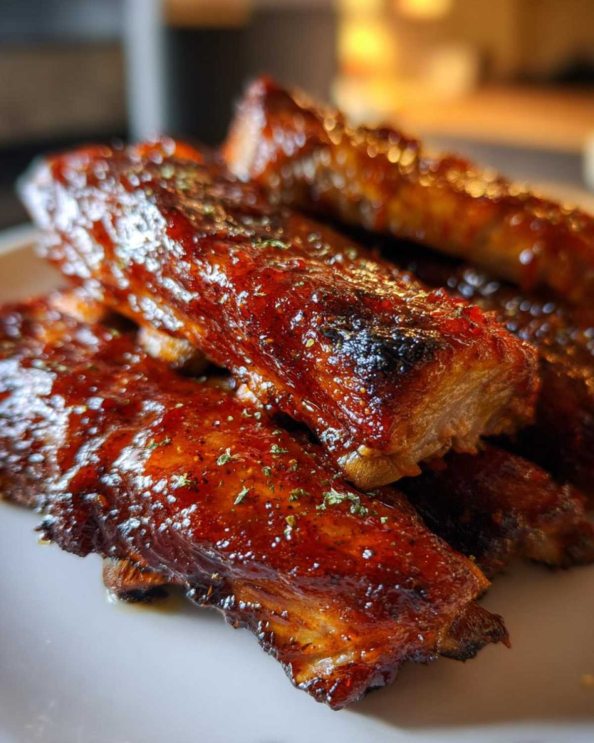 Sheet Pan BBQ Ribs (Quick Glaze) - detail 1