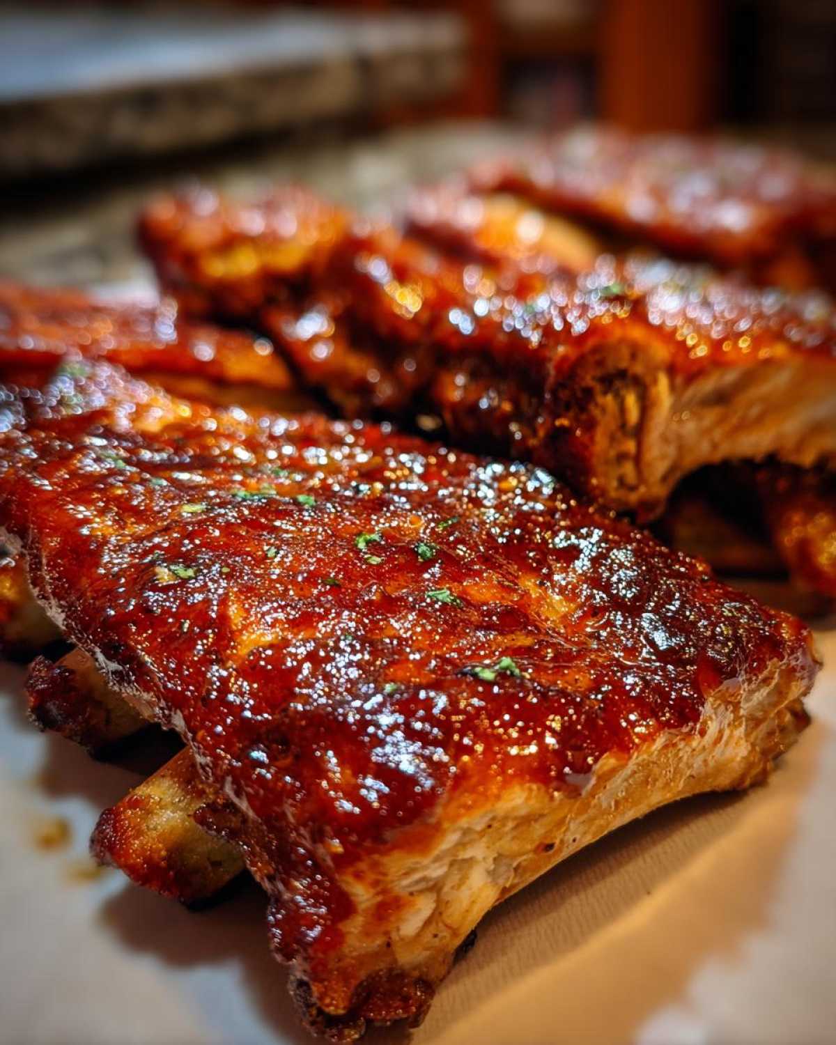 Sheet Pan BBQ Ribs (Quick Glaze) - detail 2