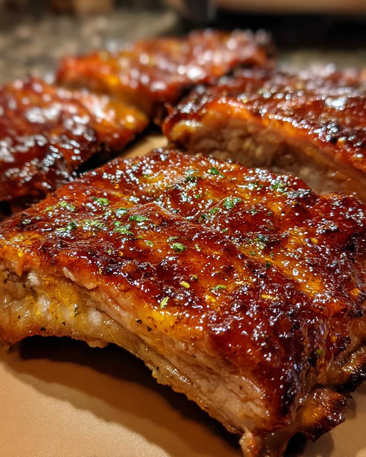 Sheet Pan BBQ Ribs (Quick Glaze) - detail 4