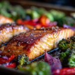 Sheet Pan Honey Garlic Salmon & Veggies