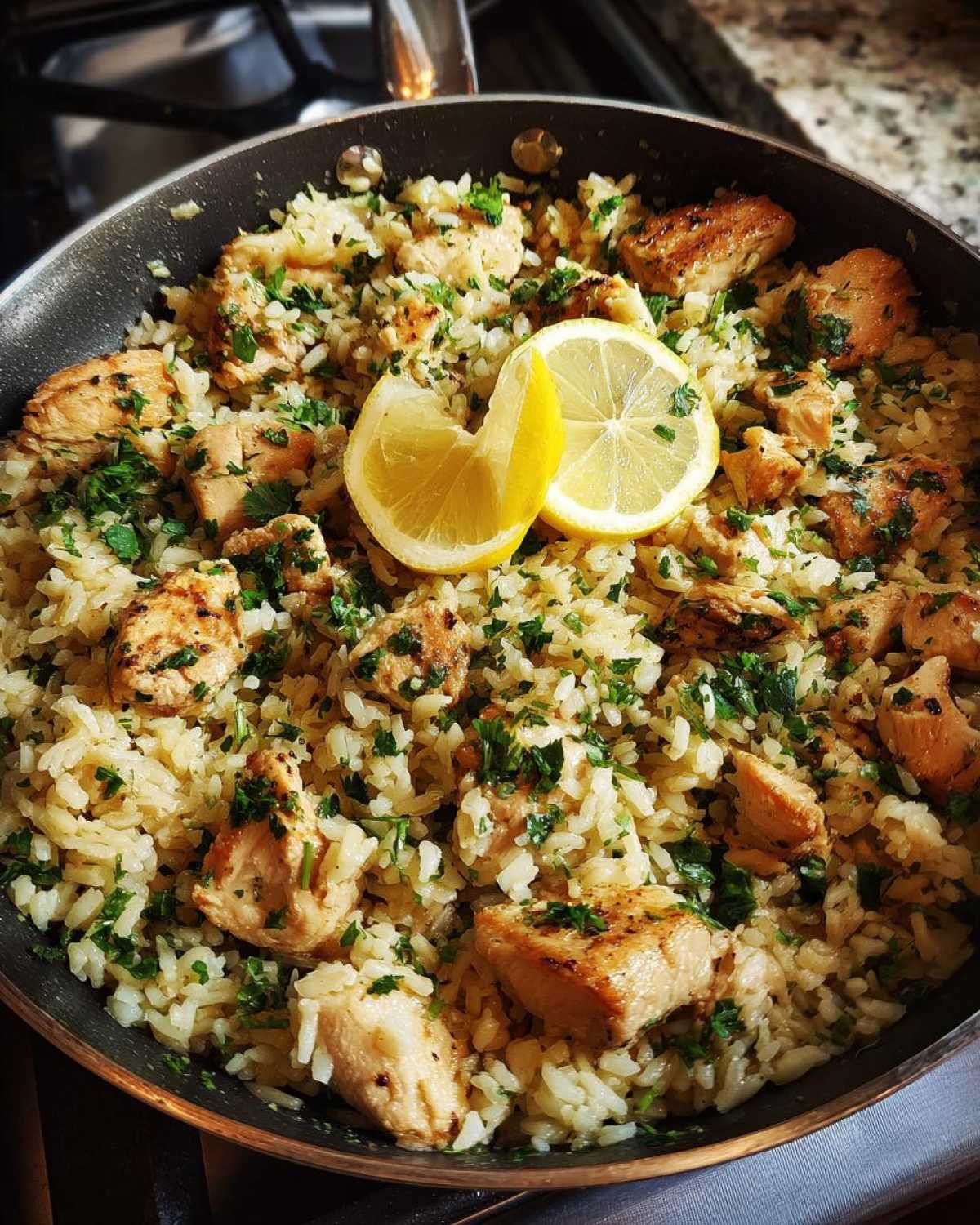 Skillet Chicken & Rice (Lemon Thyme) - detail 4