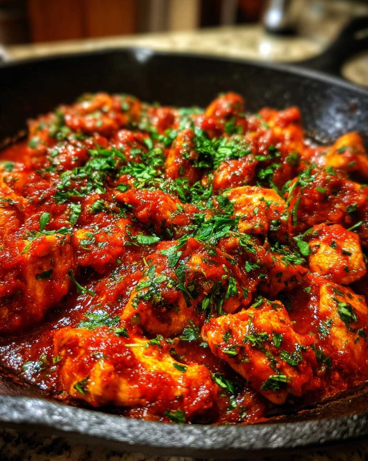 Skillet Salsa Chicken - detail 3