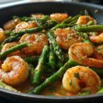 Skillet Shrimp and Asparagus