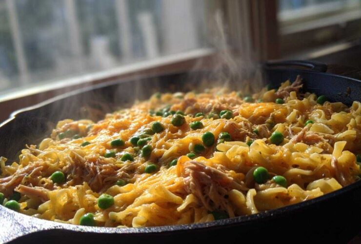 Skillet Tuna Noodle Casserole