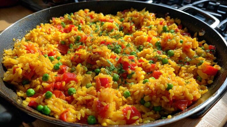Skillet Vegetable Paella