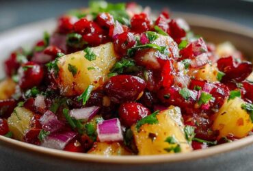 Spiced Cranberry Pineapple Salsa
