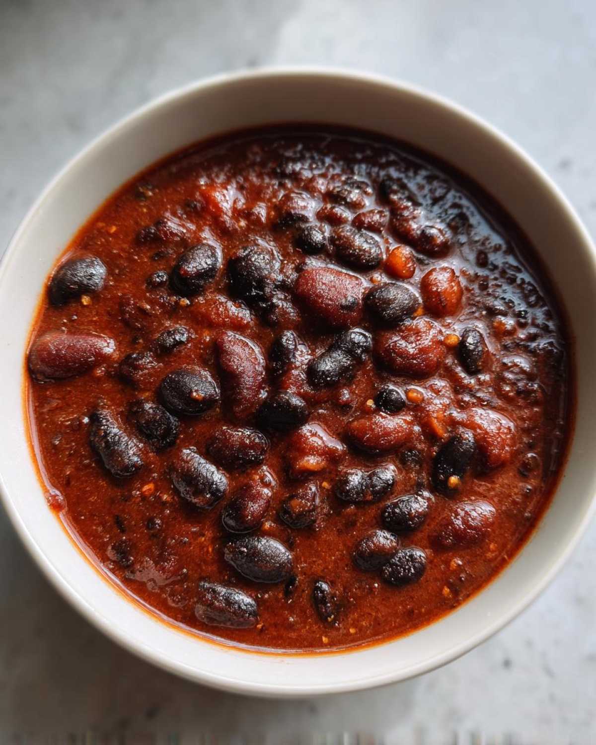 Spicy Black Bean Soup - detail 2