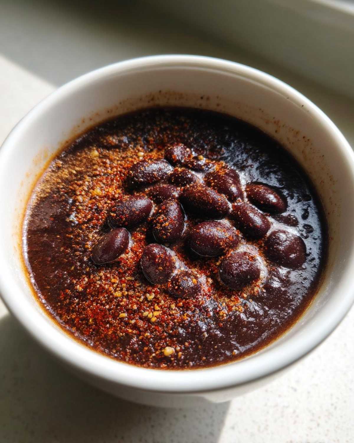 Spicy Black Bean Soup - detail 3
