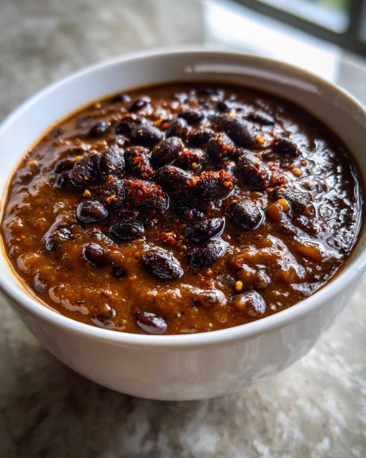 Spicy Black Bean Soup - detail 4