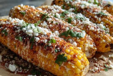 Spicy Mexican street corn