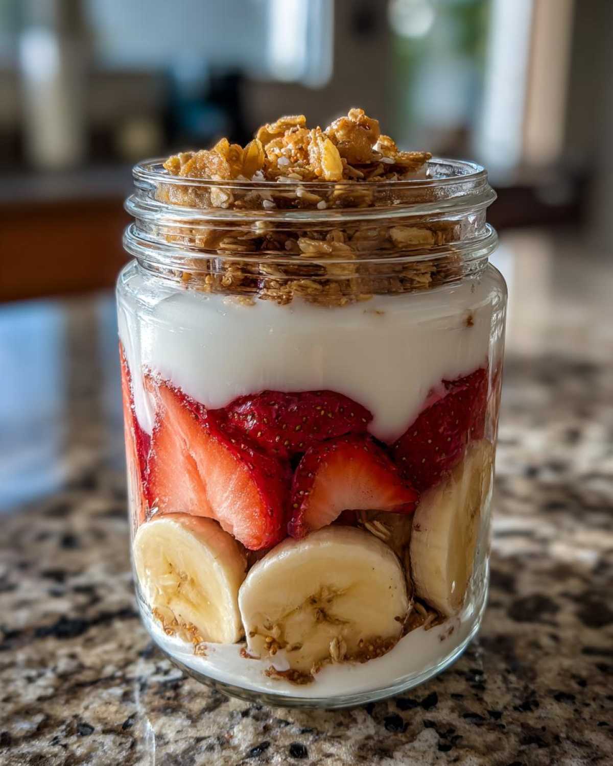 Strawberry Banana Greek Yogurt Parfait - detail 1