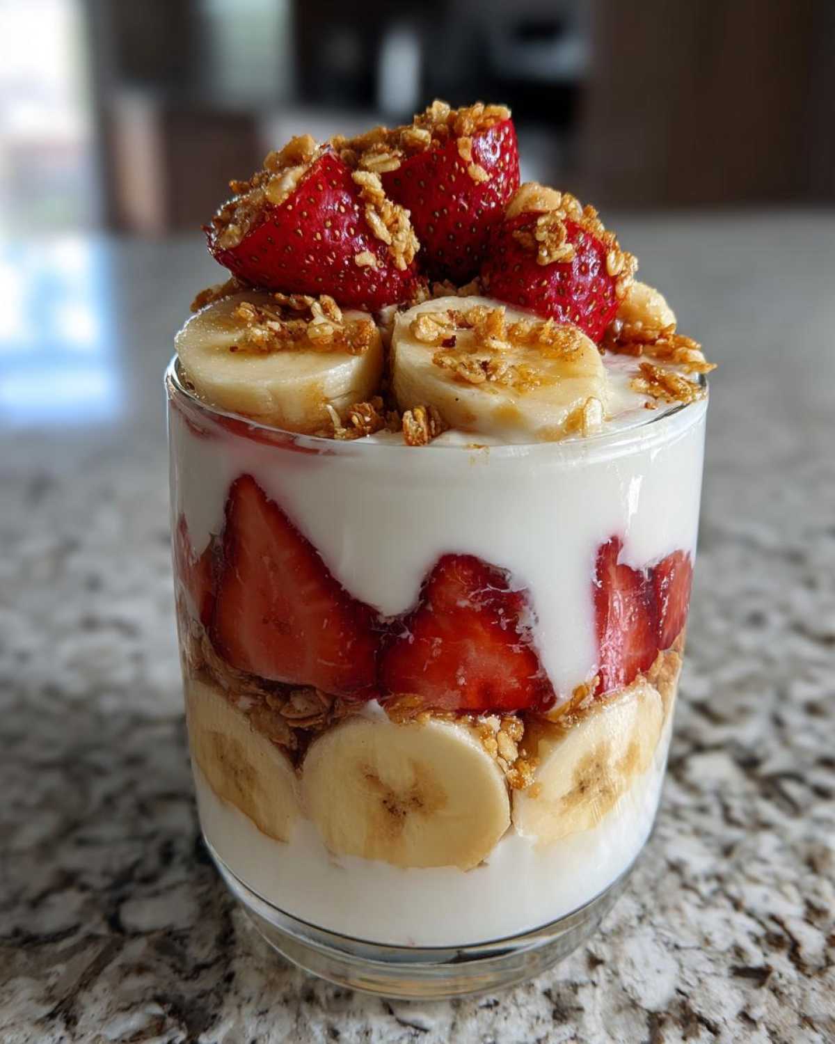 Strawberry Banana Greek Yogurt Parfait - detail 2