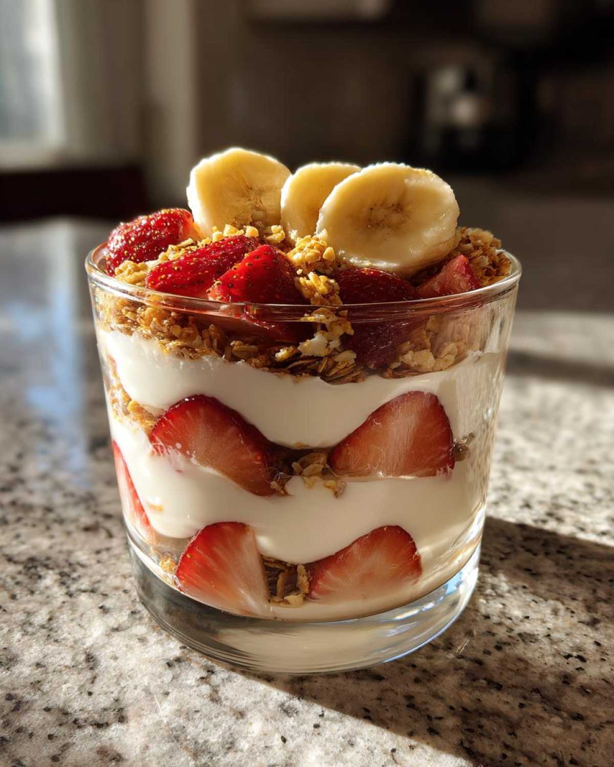 Strawberry Banana Greek Yogurt Parfait - detail 4