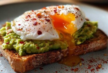 Sunrise Avocado Toast with Poached Egg